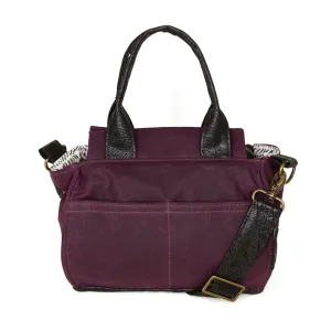 Elegant Form Travel Companion Anita: Eggplant Waxed Canvas
