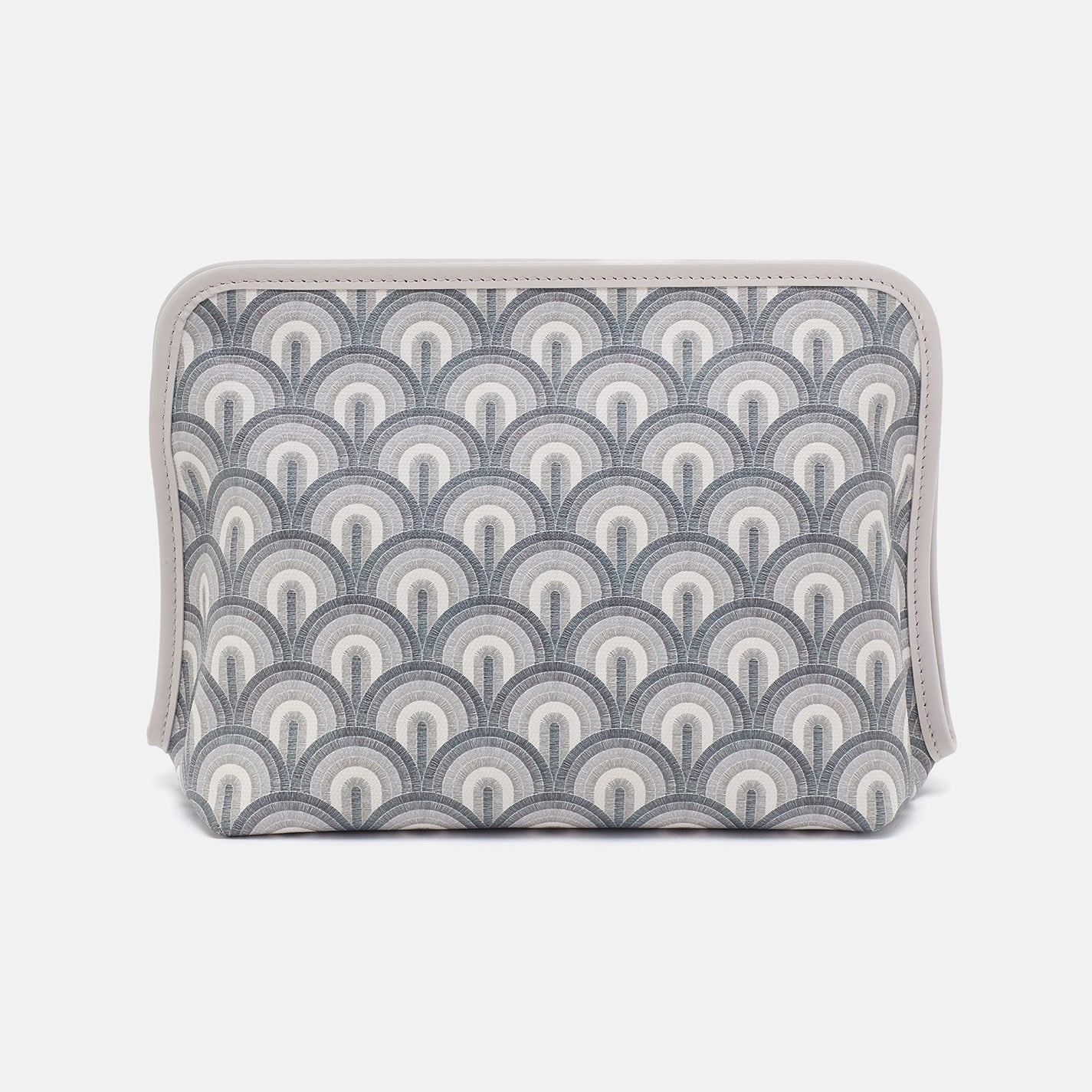 Compact accessory Beauty Large Cosmetic Pouch In Coated Canvas - Grey Dawn