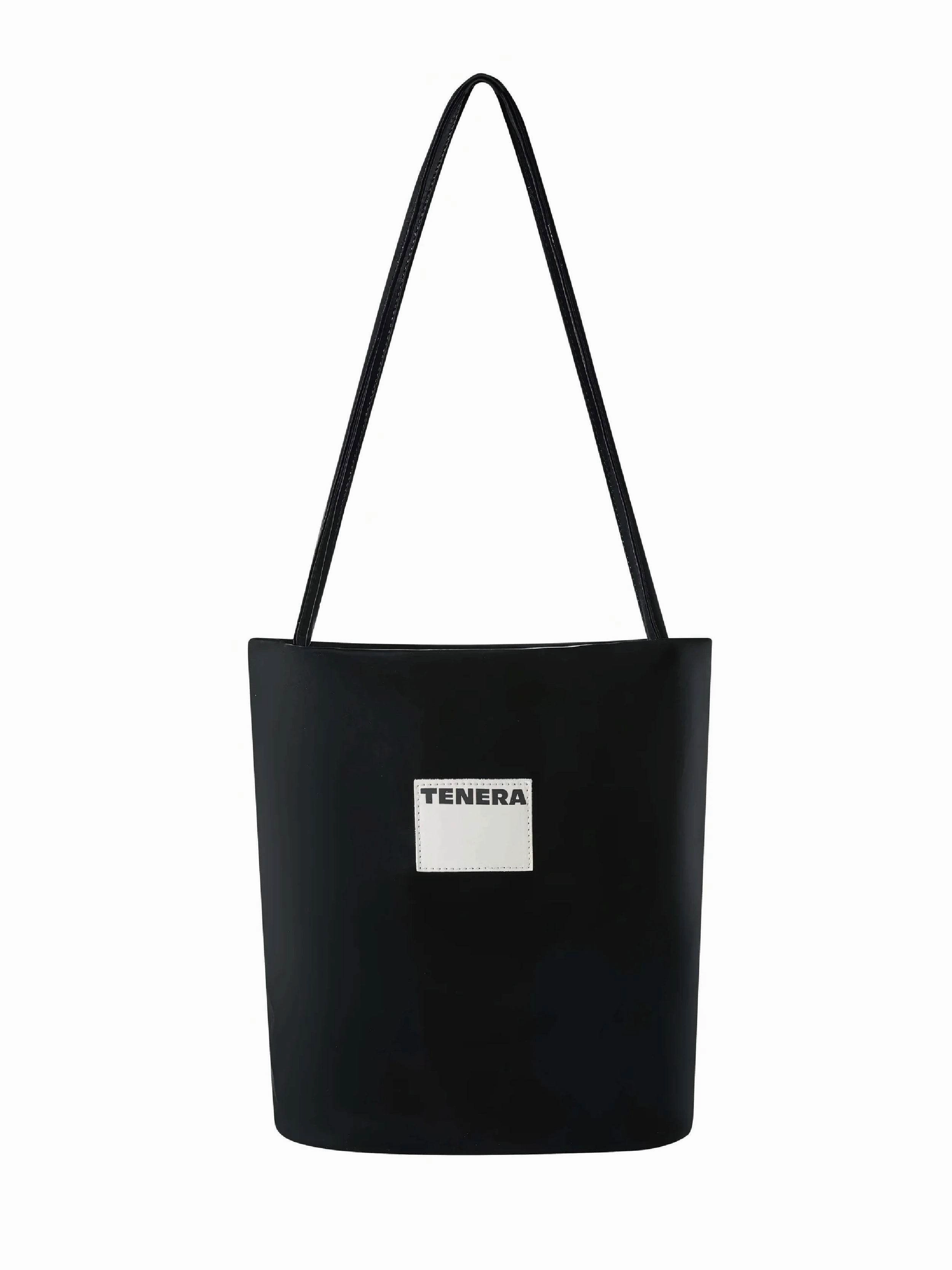(Black Velvet)Large Bucket Bag-TENERA Velvet Collection Urban Adventure Casual Outfit