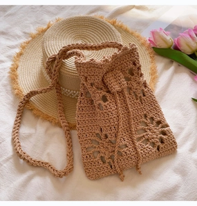 Sustainable Choice Comfort Fit Elena Handbags Crochet Floral Crossbody Bag
