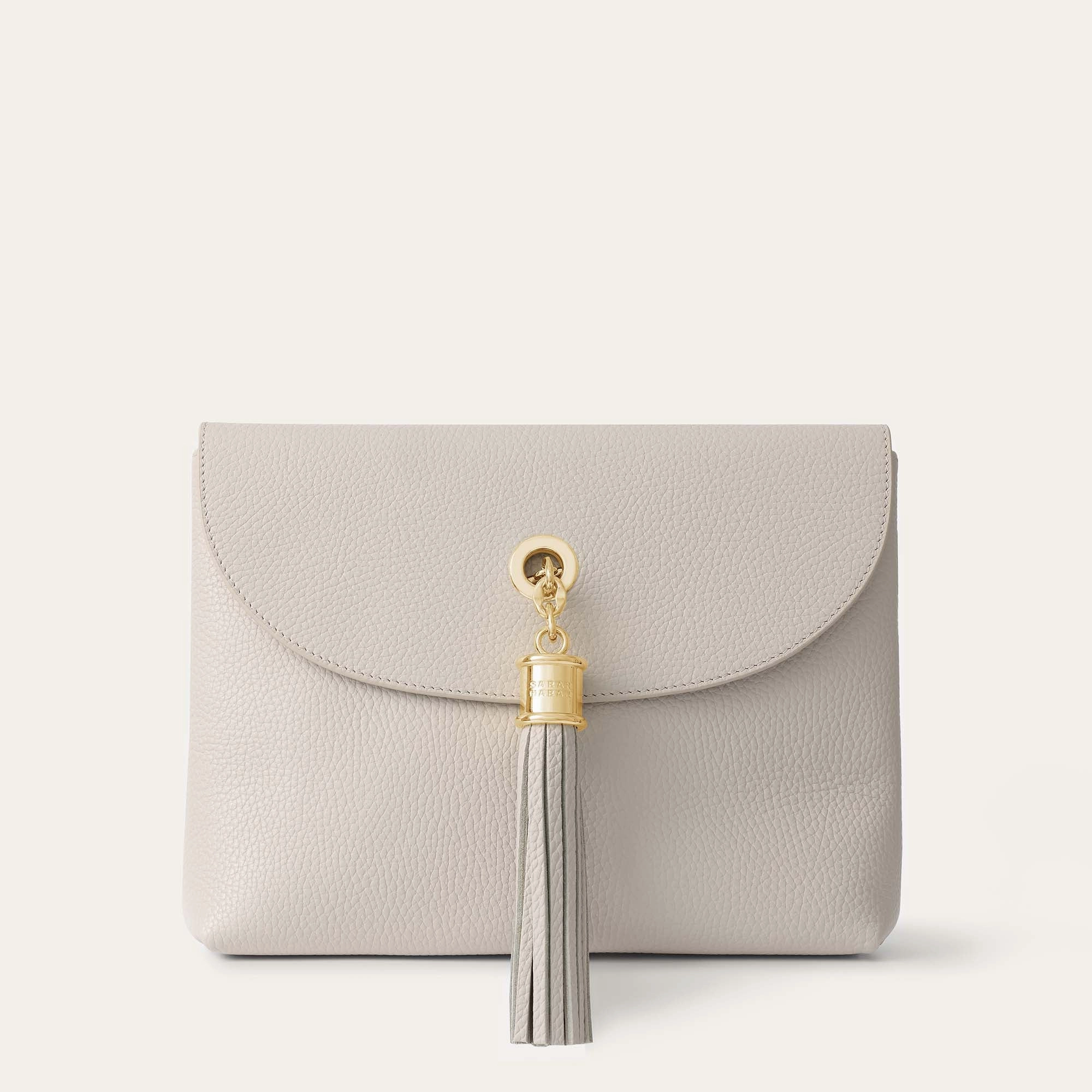 Jasmine Crossbody | Porcelain with Gold hardware simple design