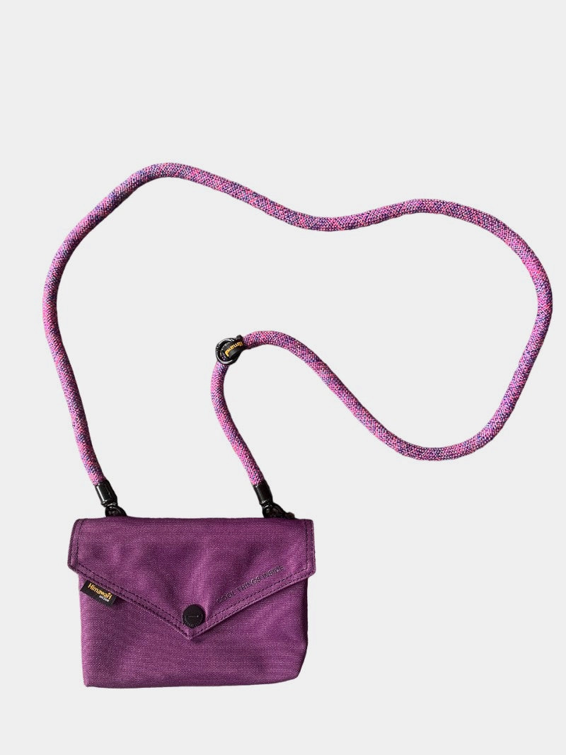 Chic Signature Bright Accent Himawari Solid Color Envelope Shape Crossbody Bag with Removable Strap