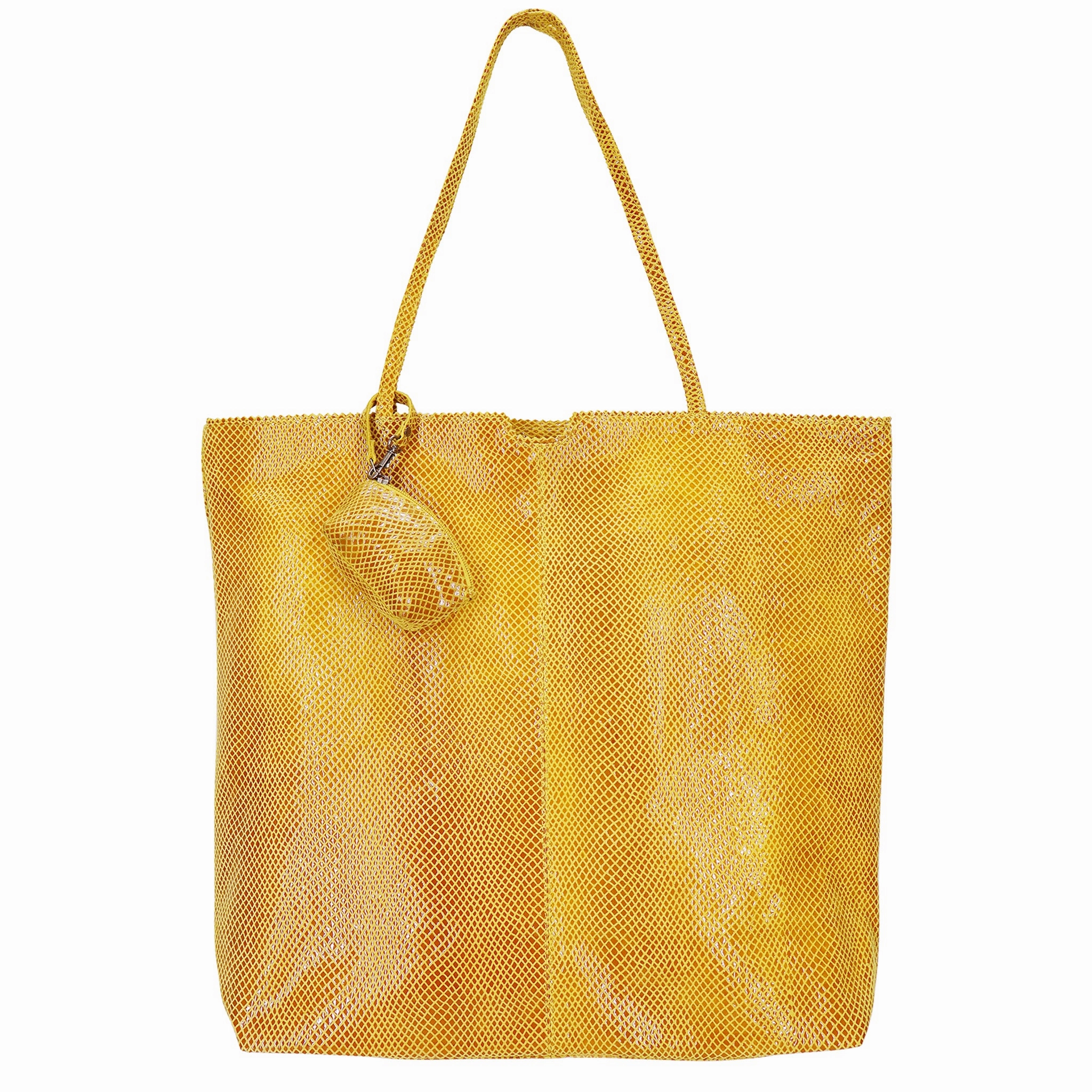 Flexible Carry Travel convenience Gemma Leather Tote Bag