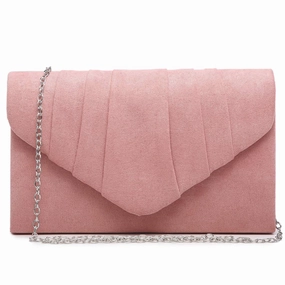Dasein Women's Evening Bag Pleated Envelope Clutch l Dasein Minimalist Style Elegant Finishwork
