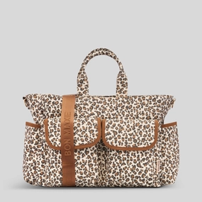 Multi-Pocket Tote Bag in signature coated canvas -- Leopard Street Lifestyle Urban Carry