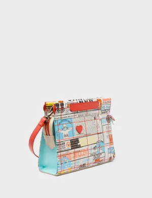 High-quality carry bag Vali Small Crossbody Cream Leather Bag - Kind Type Design