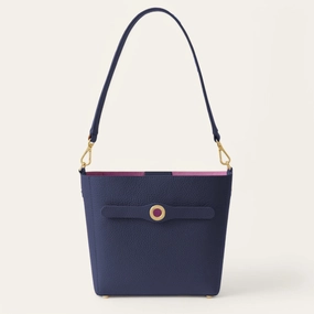 Refined Simplicity Modern Carry Mini S Signature | Navy with Gold hardware