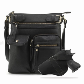 Concealed Carry Crossbody with Holster-Jessie James Travel convenience