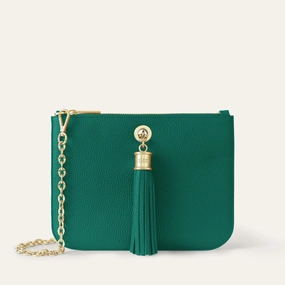 Flexible Organizer Ivy | Evergreen with Gold hardware