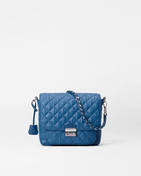 French Blue Medium Crosby Lock Crossbody Great for keeping your hands free while remaining organized Durable Outdoor Travel