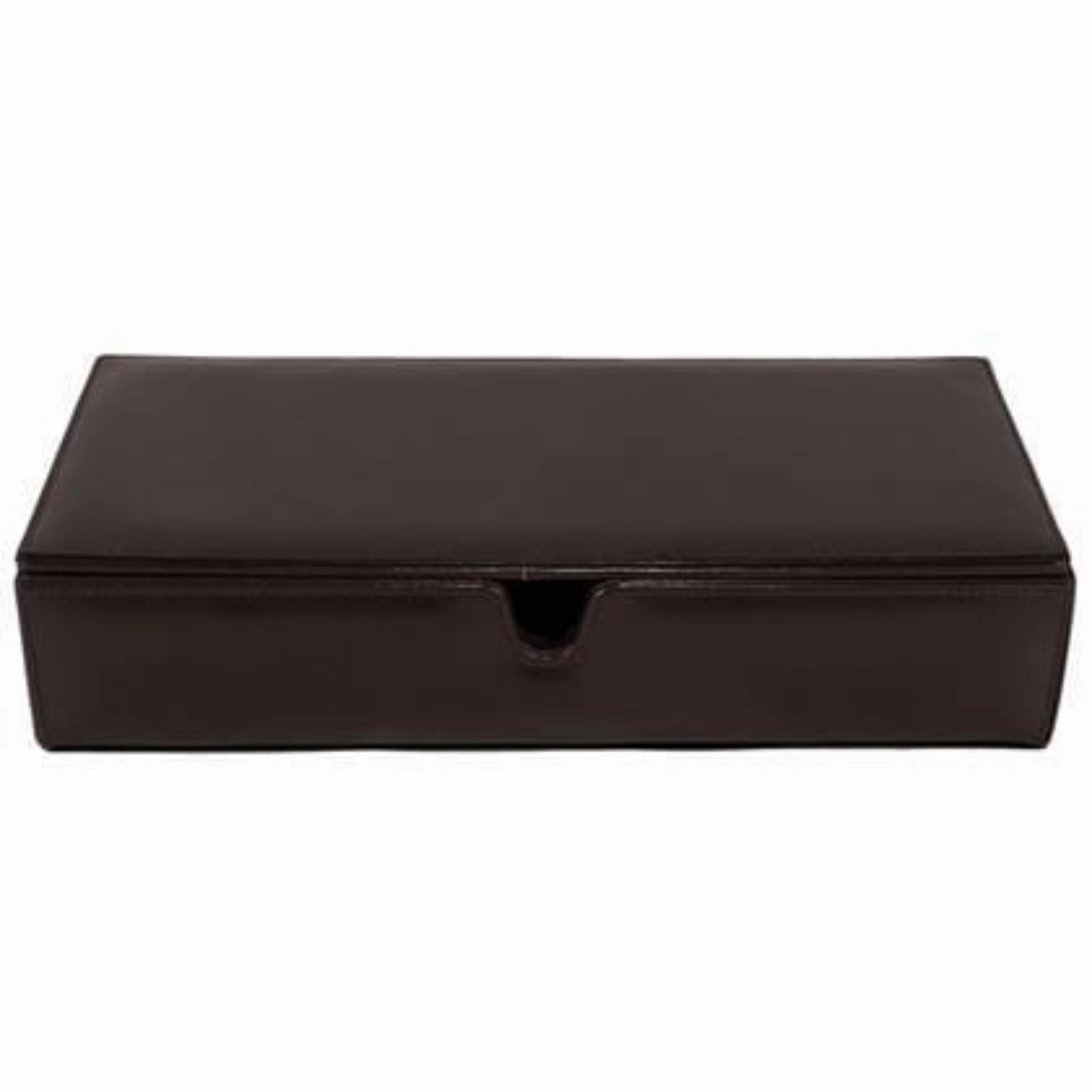 Large Leather Desk Box Functional Functionality Simple Lifestyle
