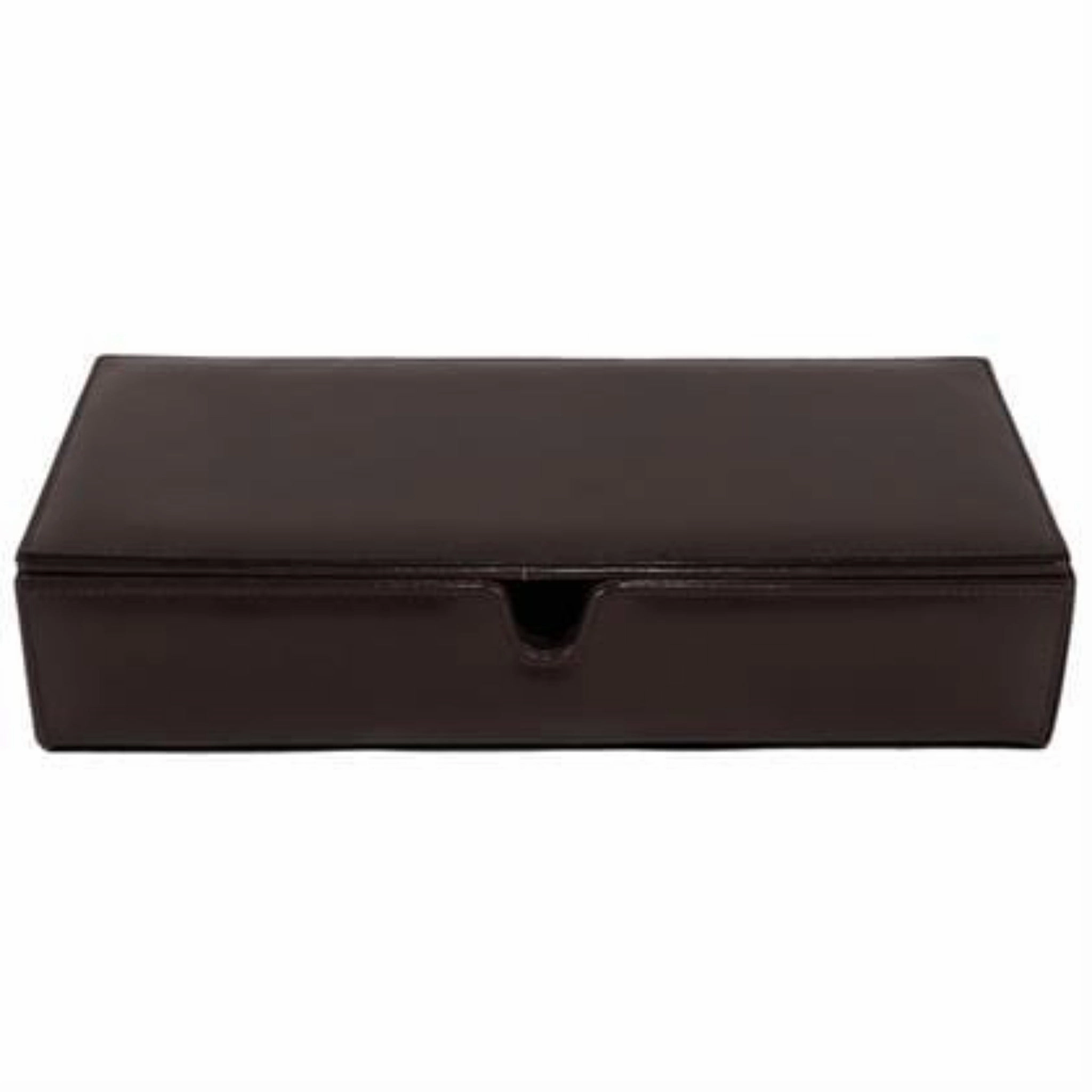 Large Leather Desk Box Modern Organizer