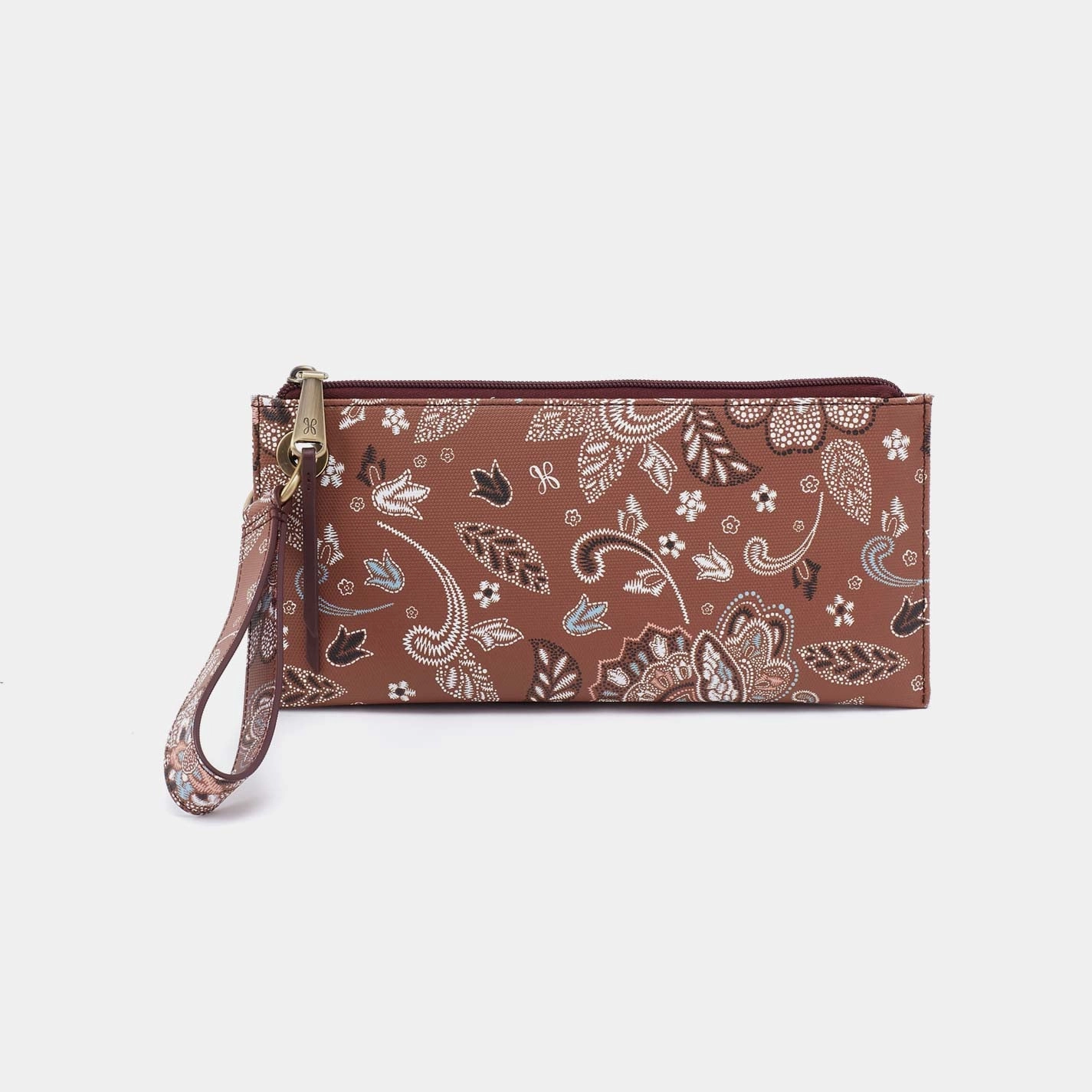 Durable Organizer Classic Touch Vida Wristlet in Coated Canvas - Country Road Bloom Canvas
