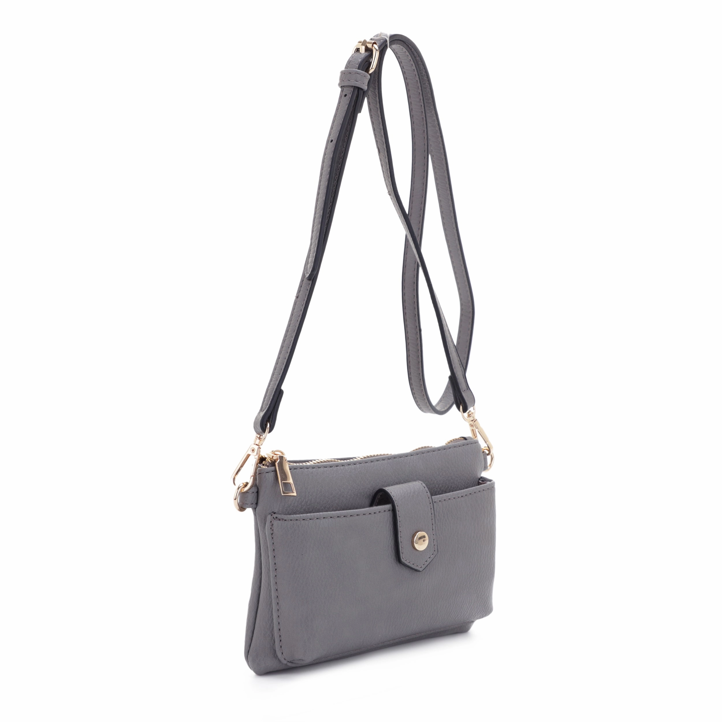 Casual Everyday Walker Single Main Zipper Crossbody