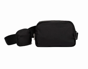 Travel Performance WanderFull Black HydroBelt Bag with Removable Hydration Holster