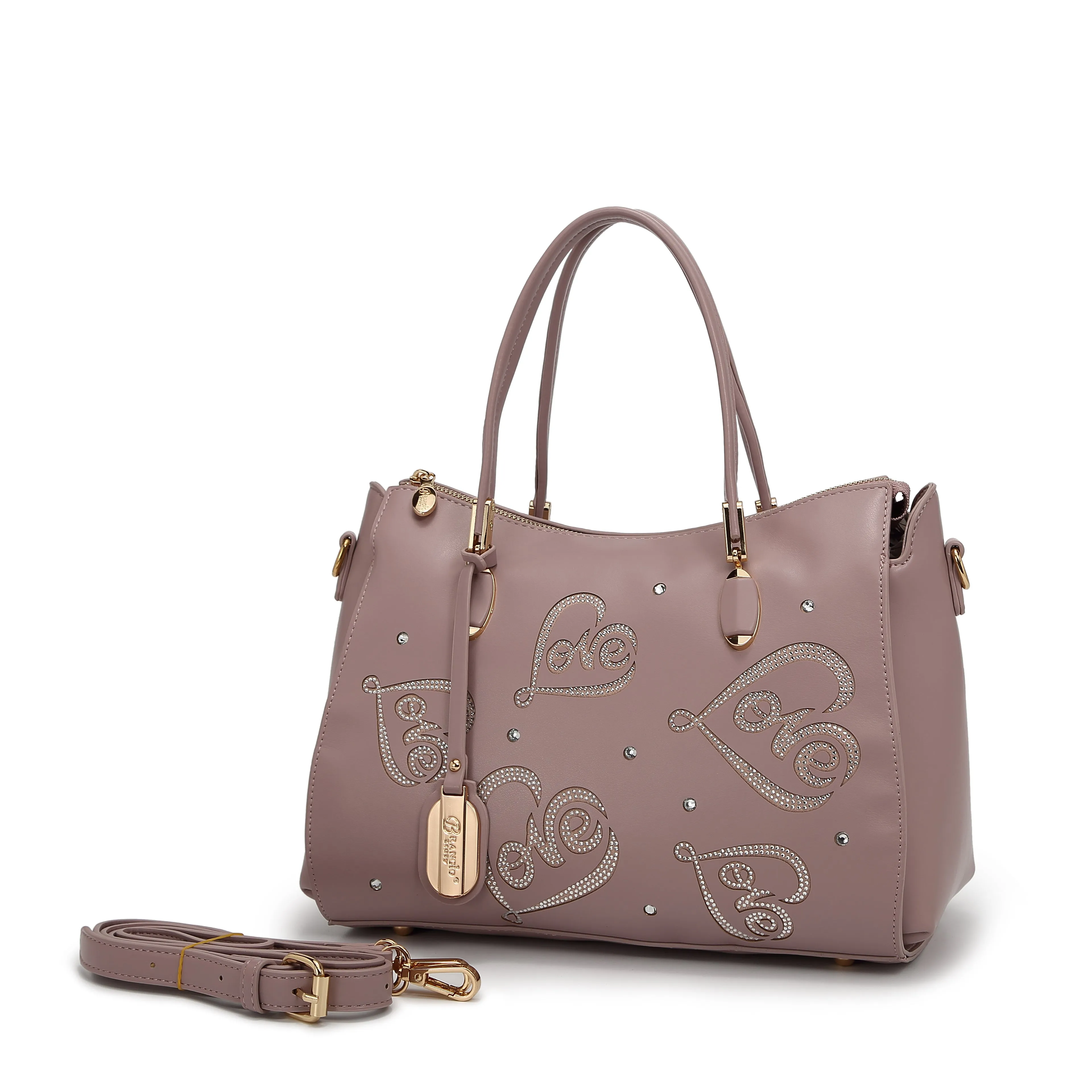 Brangio Chic Love-Inspired Handbag Spacious tote with pockets Compact accessory