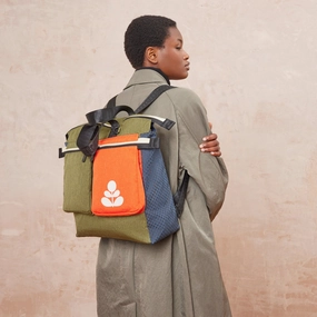 Axis Backpack - Colour Block Multi Modern Journey Casual Carry