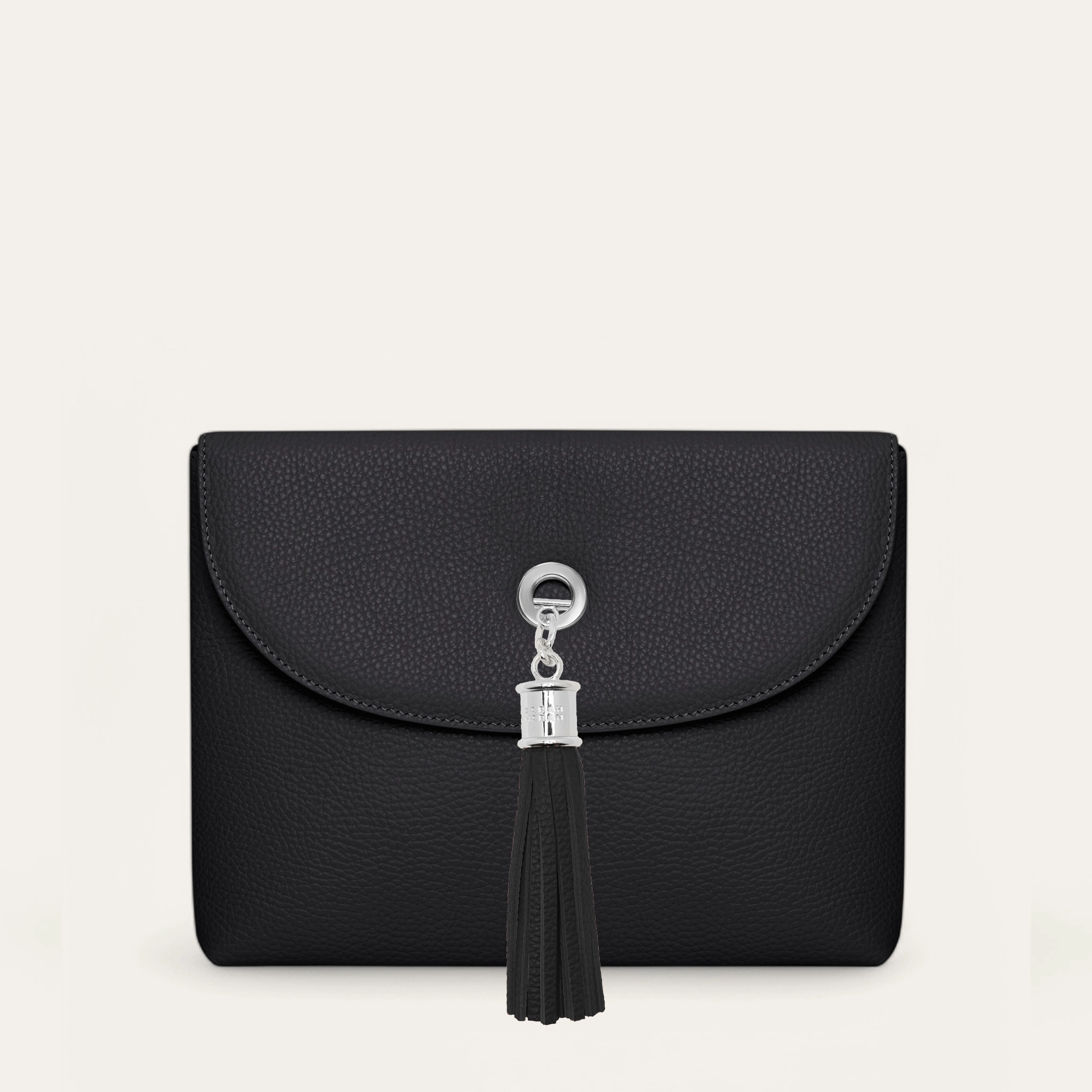 Jasmine Crossbody | Black with Silver hardware Compact Journey