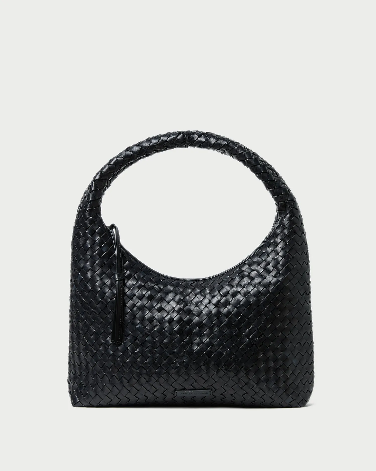 Willow Black Woven Hobo Bag Chic Style Luxury Architecture