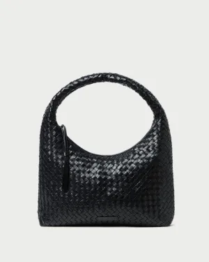 Willow Black Woven Hobo Bag Chic Style Luxury Architecture