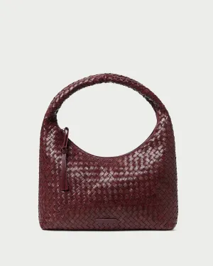 Willow Maroon Woven Hobo Bag Everyday Function