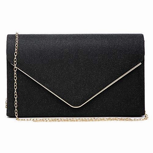 Women Glistening  Evening Bags Wedding Purses Cocktail Prom Party Clutches l Dasein Modern Classic