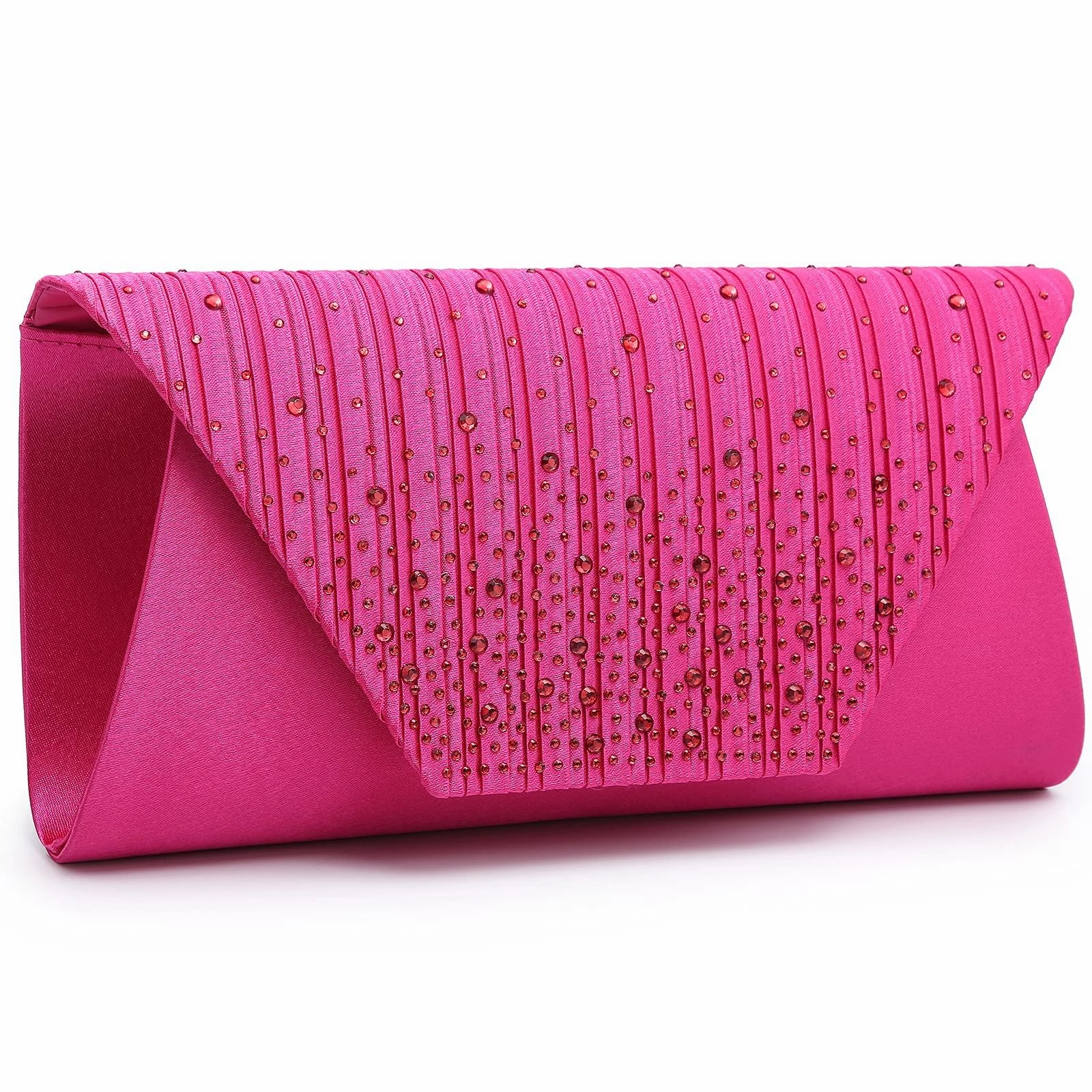 Formal Occasion Luxury Design Women Glitter Rhinestone Wedding Evening Purse Envelope Clutch Dasein