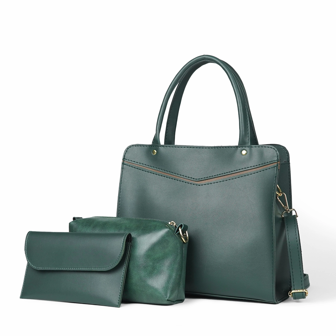 Minimal Feel Smart set of 3 Bag green