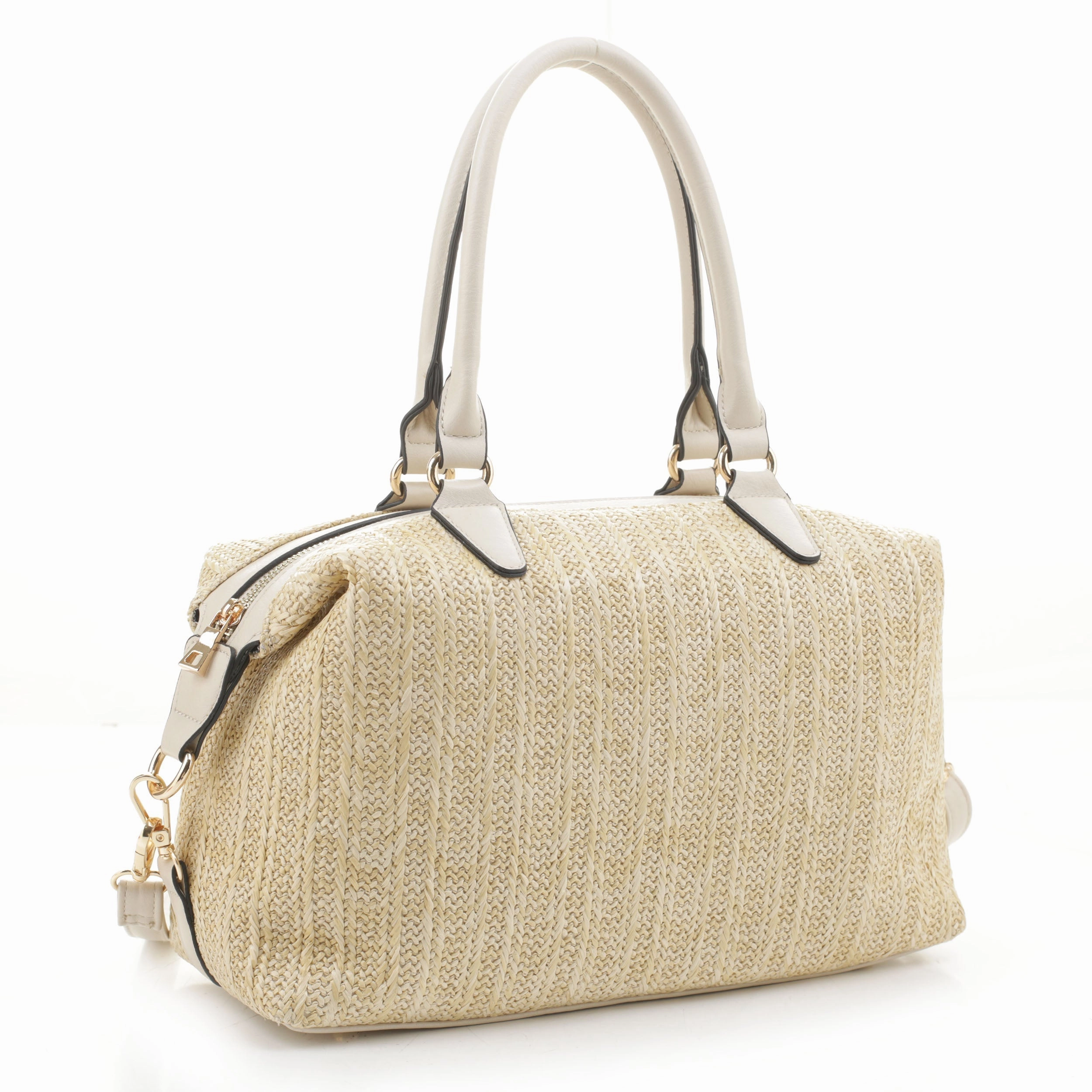 Casual Travel Stylish Function Zara Mini Straw Duffel